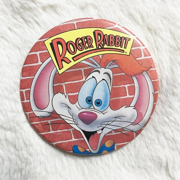 🔮 5/$25 Vintage Disney Who‎ Framed Roger Rabbit? Pin - Picture 1 of 2